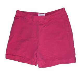 Toast hot pink linen shorts size 10‎